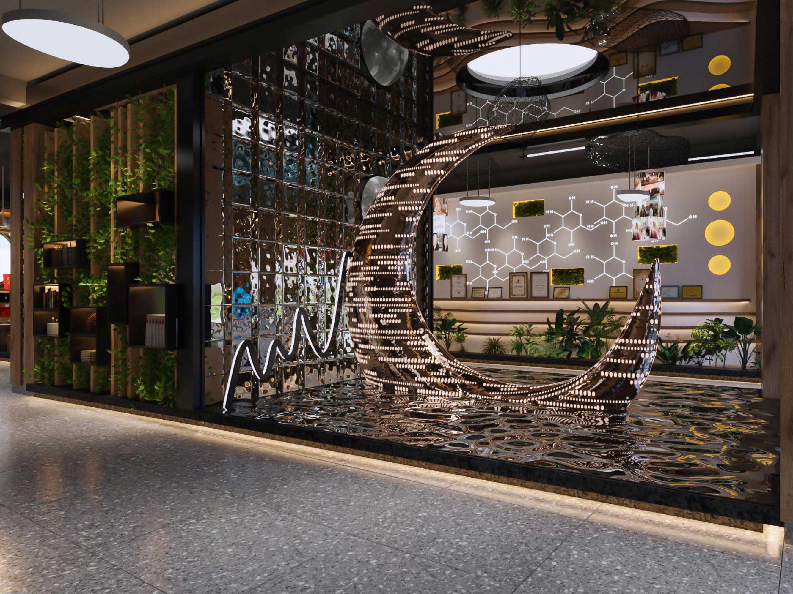 成都環太苦蕎展廳店設計,傳統與現代科技的結合